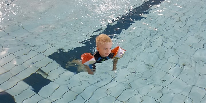 Mason swimming