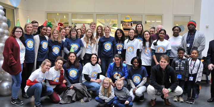 Volunteers at Christmas Party 2017