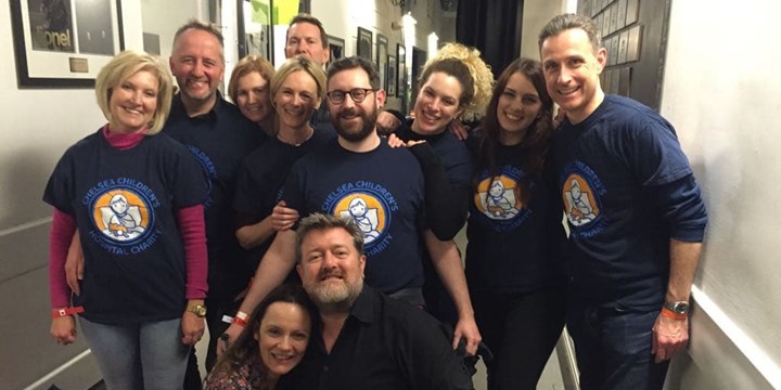 Guy Garvey and volunteers